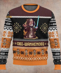 Star Wars Obi Wan Kenobi Christmas Holiday Ugly Sweater