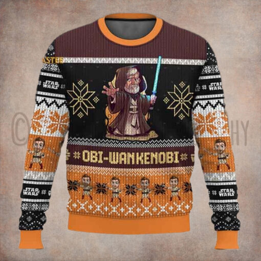 Star Wars Obi Wan Kenobi Christmas Holiday Ugly Sweater