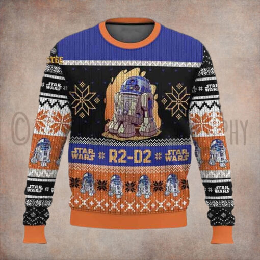 Star Wars R2D2 Christmas Holiday Ugly Sweater