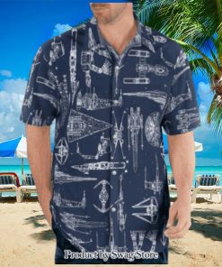 Star Wars Space Ships Unique 3D Hawaiian Shirt