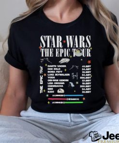 Star Wars The Epic Tour Two Side logo shirt