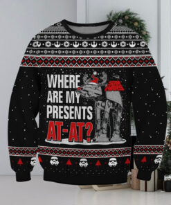 Star Wars Where Presents Ugly Sweater