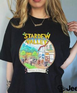 Stardew Valley Festival Of Seasons Tour Black T shirt