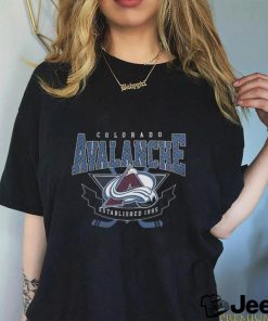 Starter Colorado Avalanche Team Logo Graphic Established 1995 Shirt