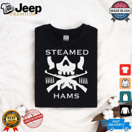 Steamed Hams Skull Guns Shirt