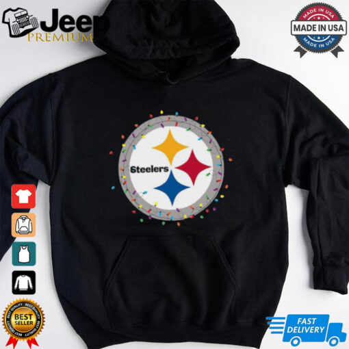 Steelers Christmas Lights T Shirt