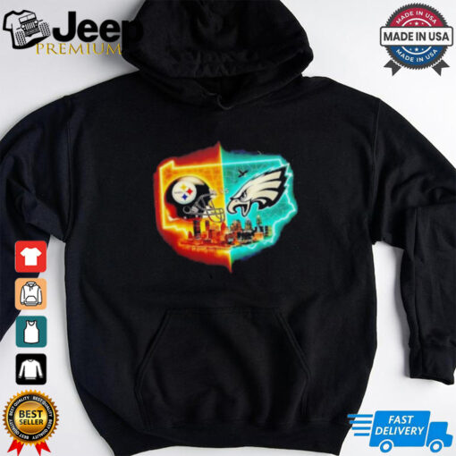 Steelers and Eagles december 15 t shirt