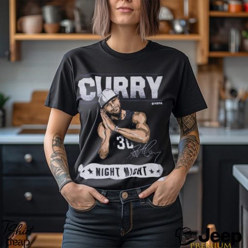 Steph Curry Golden State Night Night WHT SHIRT