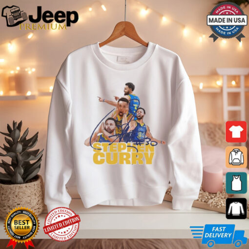 Stephen Curry 30 Golden State Warriors NBA Signature Graphic t shirt