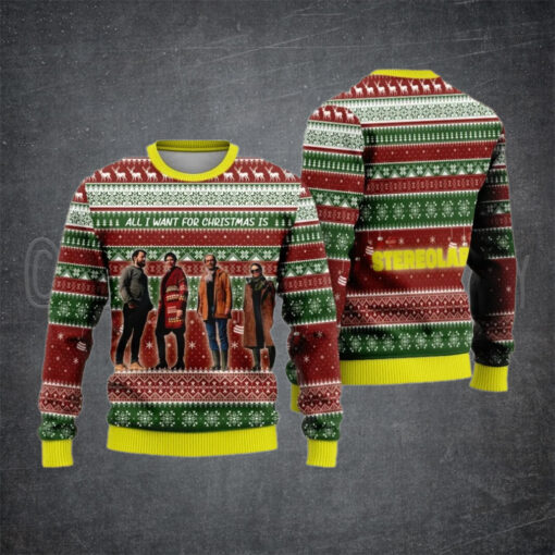 Stereolab Band Ugly Christmas Sweater