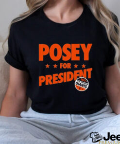 Steven Leandres Posey For President Sfgiants t shirt