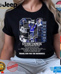 Steven Stamkos Tampa Bay Lightning 2008 2024 Thank You For The Memories T Shirt