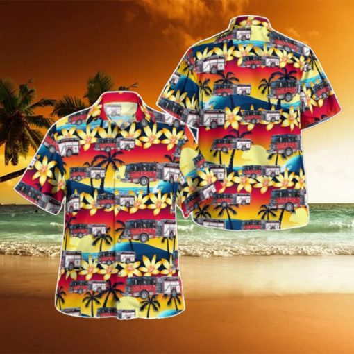 Stevensville, Michigan, Lincoln Township Fire Department Hawaiian Shirt Special Edition Aloha Shirt