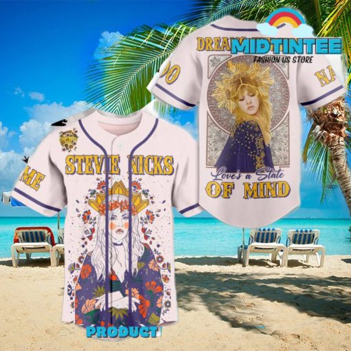 Stevie Nicks Dreams Unwind Of Mind Customized Baseball Jersey