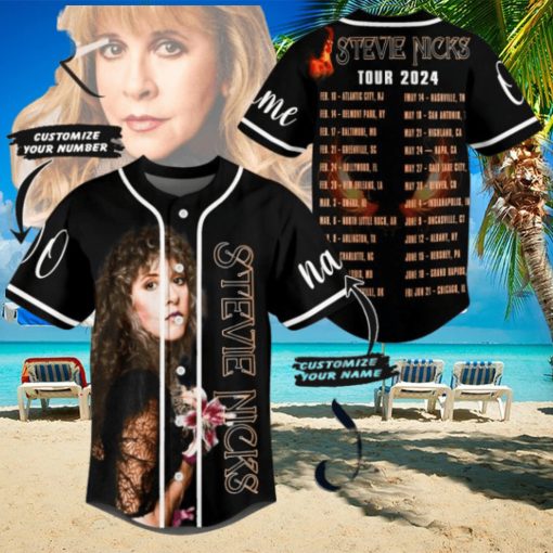 Stevie Nicks Tour 2024 Custom Baseball Jersey