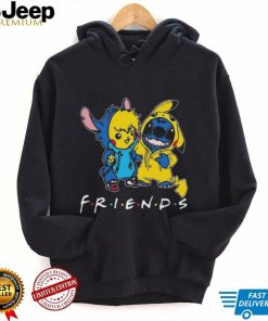 Stitch And Pokemon Pikachu Friends For Life Disney Fan T Shirt