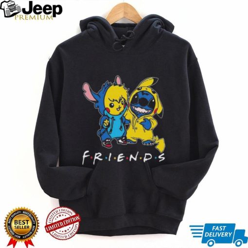 Stitch And Pokemon Pikachu Friends For Life Disney Fan T Shirt