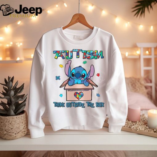 Stitch Autism Think Outside The Box shirt