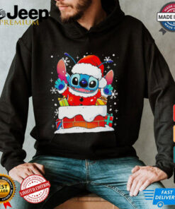 Stitch Santa Claus experiment Christmas shirt