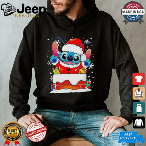 Stitch Santa Claus experiment Christmas shirt