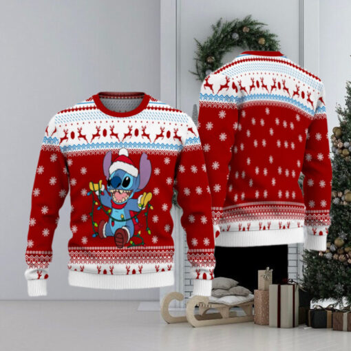 Stitch Smile Christmas Ugly Sweater