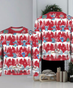 Stitch Snow Christmas Ugly Sweater