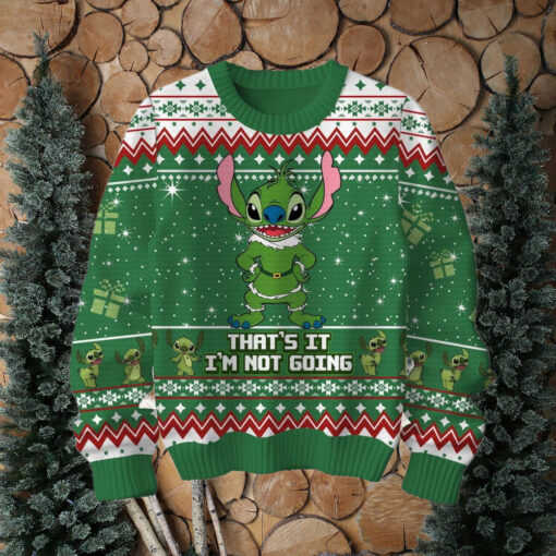 Stitch That’s It I’m Not Going Ugly Sweater