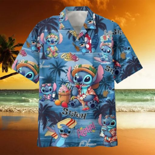 Stitch The Movie Aloha Summer Hawaiian Shirt