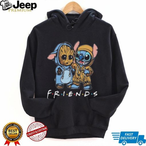 Stitch and groot marvel friends for life disney fan 2024 shirt