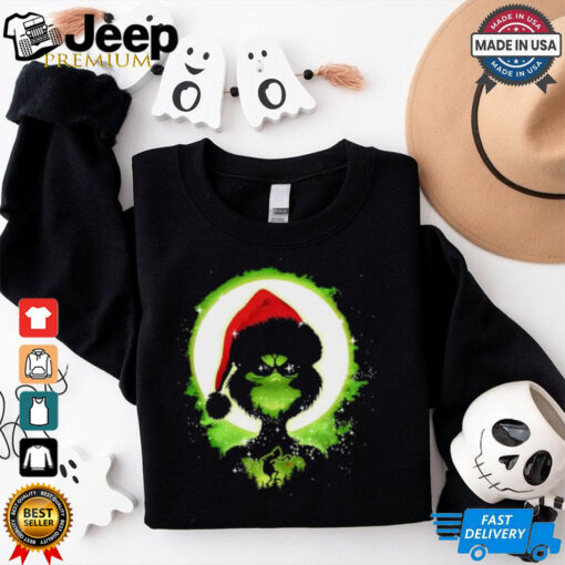 Stolen Christmas Grinch big moon shirt