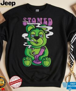 Stoned Weed Bear Crewneck Shirt