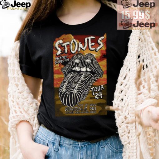 Stones Tour In Ridgedale MO On July 21 2024 Poster Shirt