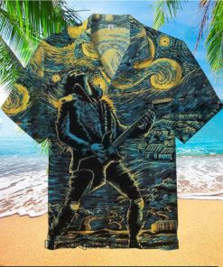 Stranger Things Eddie Munson Starry Night Hawaiian Shirt