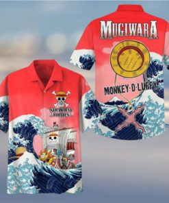 Straw Hat Pirates Mugiwara Monkey D Luffy Hawaiian Shirt