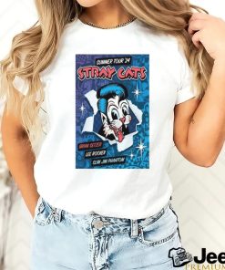 Stray Cat Band Summer 2024 Tour Poster Shirt