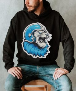 Strong Detroit Lion Wearing Helmet shirt