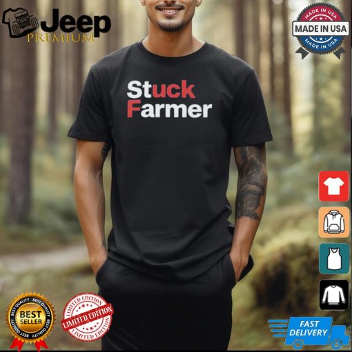 Stuck Farmer Fuck Starmer Anti Labour T Shirt