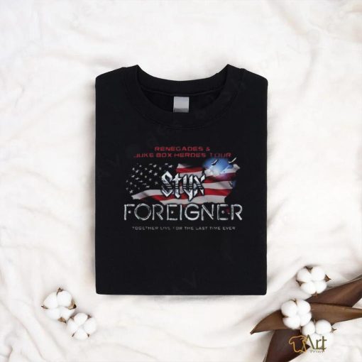 Styx And Foreigner Summer 2024 Tour T Shirt