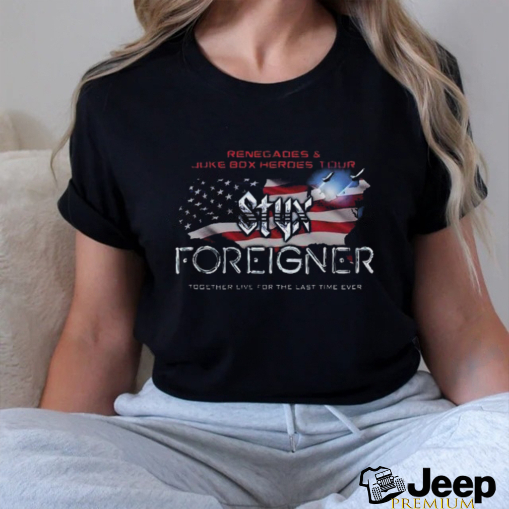 Styx And Foreigner Summer 2024 Tour T Shirt - teejeep
