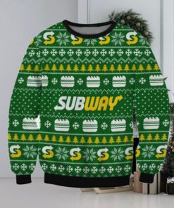 Subway Christmas Sweater