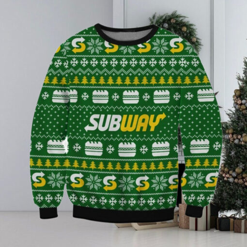 Subway Christmas Sweater