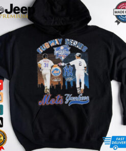 Subway Series Derek Jeter New York Yankees x Mike Piazza New York Mets Signatures Shirt