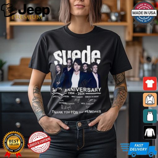 Suede 30th Anniversary 1994 2024 Thank You For The Memories T Shirt