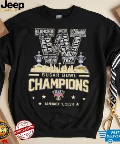 Sugar Bowl Champions 2024 Huskies t shirt