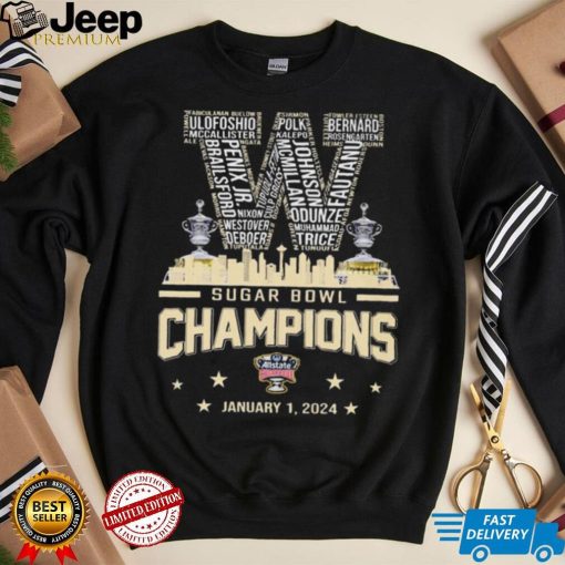 Sugar Bowl Champions 2024 Huskies t shirt