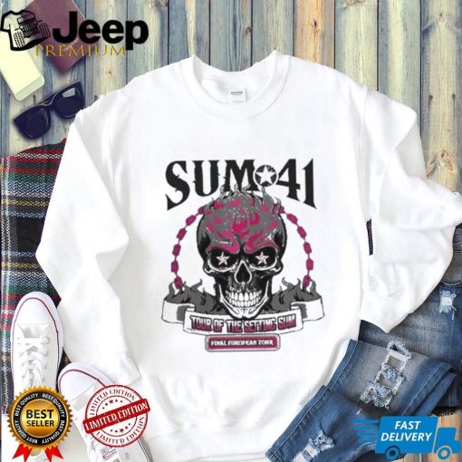 Sum 41 Tour Of The Setting Sum Final European Tour 2024 Tour Dates Shirt