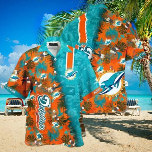 Summer Beach NFL Miami Dolphins Hawaiian Shirt