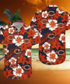 Summer Flower Chicago Bears Hawaiian Shirt