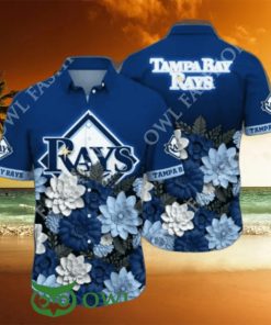 Summer Tampa Bay Rays MLB Flower Trending Hawaiian Shirt