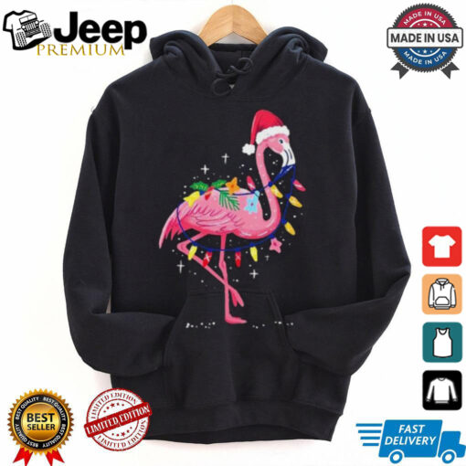 Summer Tropical Flamingo Christmas Shirt